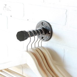 Hanah Home Boruraf109 Gancho de tubo Gris